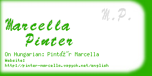 marcella pinter business card